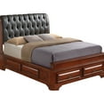 thumbnail image 1 of Stylish Home Full Bed With Oak Storage Design - 60" Height X 58" Width 90" Depth Keep Your Bedroom Clean Elegant For Modern H W D Quick And Easy Setup, 1 of 2