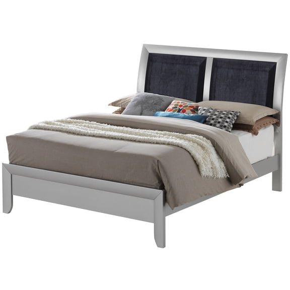 Elegant Bedroom Silver Champagne - Complements Your Modern Full Bed Improves Appeal