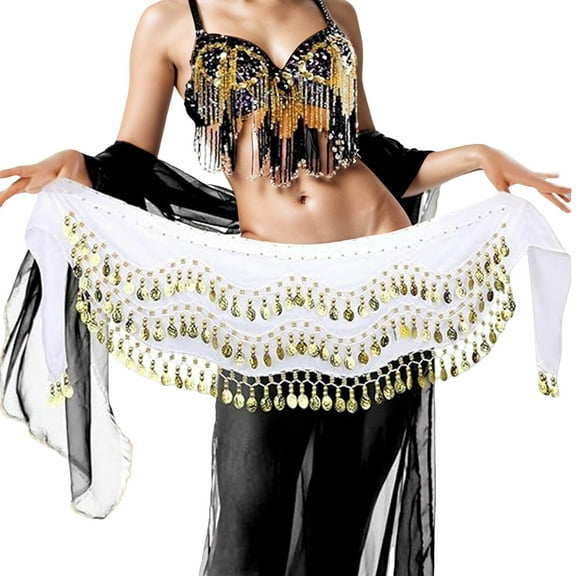 Elegant Belly Dance Ve Il Lightweight Women'S Chiffon Belly Dance Scarf Accessory With 98 For Performance
