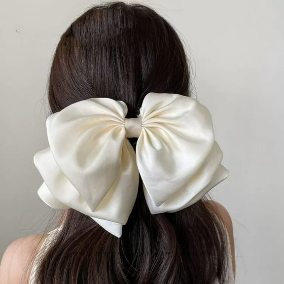 Elegant Big Bows Hair Clips and Barrettes for Women - Hair Clips, Hair Ornaments with Luxury Feminine Design