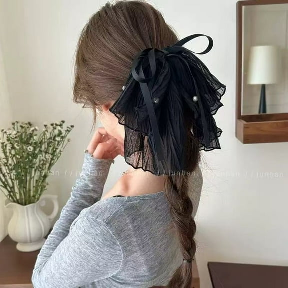 Elegant Big Bows Hair Clips and Barrettes for Women - Hair Clips, Hair Ornaments with Luxury Feminine Design