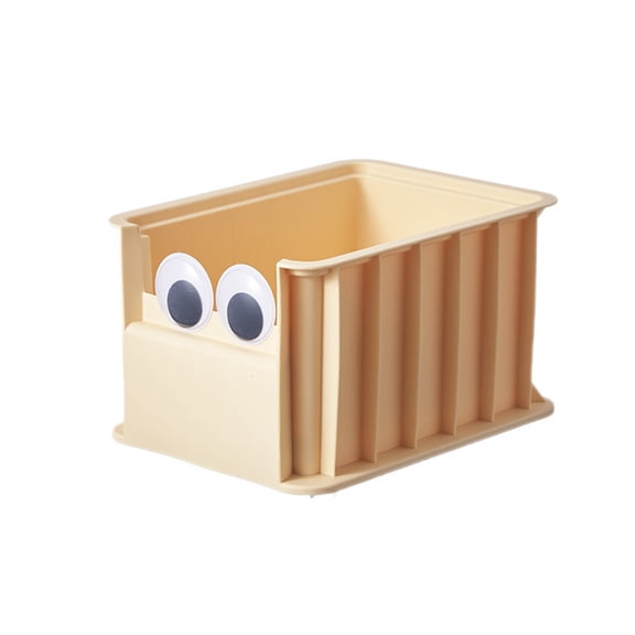Elegant Big Eye Storage Box Interlockings Stackable Systems Space Saving for School Supplies Home Decoration