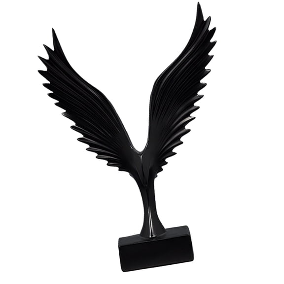 Elegant Bird Wing Figurine Wing Statue Perfect for Desktop or Mantelpiece