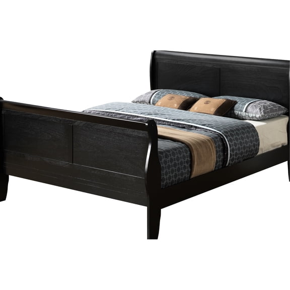 Elegant Black Bed - Strong And Stable For A Peaceful Sleep Traditional Frame Captivating Bedroom