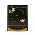 Elegant Black Crystal Induction Cooker with Wire Control for Hotpot