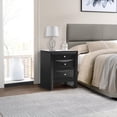 thumbnail image 1 of Elegant Black Nightstand With Drawers, 1 of 5