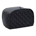 thumbnail image 1 of Elegant Black Toaster Cover For Standard For 2 Slice 4 Slice Bread Maker, 1 of 6
