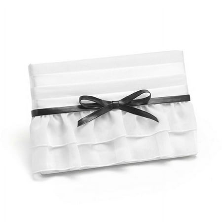 Elegant Black and White Wedding Guest Book