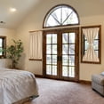thumbnail image 1 of Elegant Blackout Curtains Rod Pocket Sliding Door Drapes Khaki W25" x L40", 1 of 8