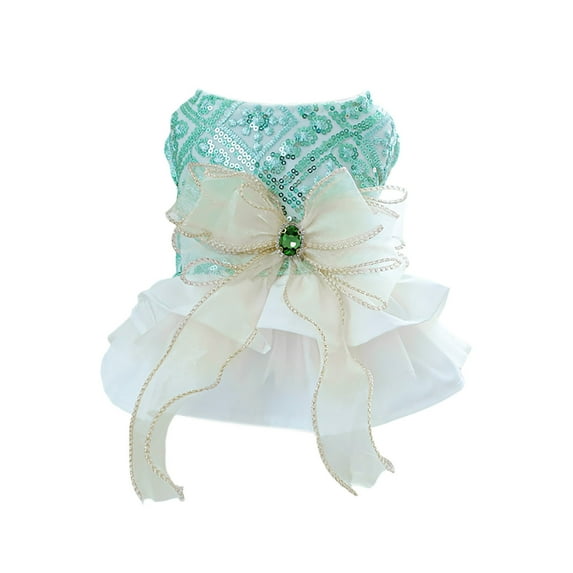 Elegant Blingbling Tutu Dress For Small Puppies Fashionable Lace Dog Dress For Parties Weddings And Celebrations