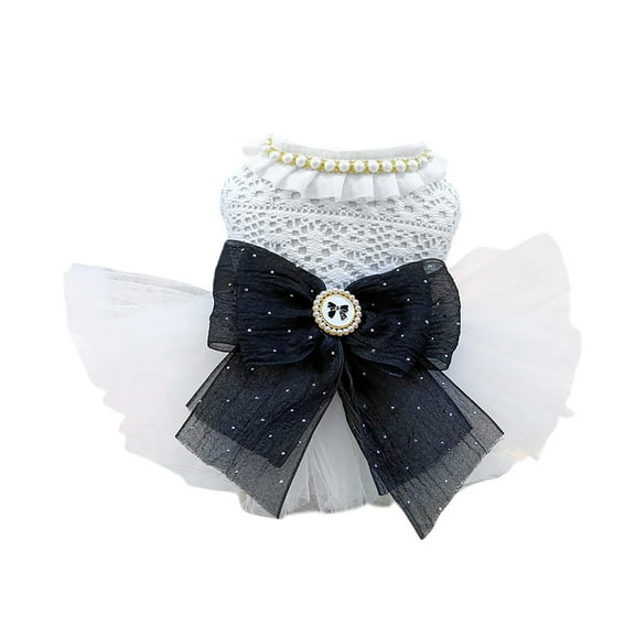 Elegant Blingbling Tutu Dress For Small Puppies Stylish Lace Dog Skirt For Parties Festive Celebrations And