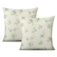 thumbnail image 1 of Elegant Blooming Floral Pillow Covers: Set of 2 Blue Designer Linen Pillow Cover,Couch Pillow Covers for any Living Room, Bed or Outdoor Space, 1 of 7