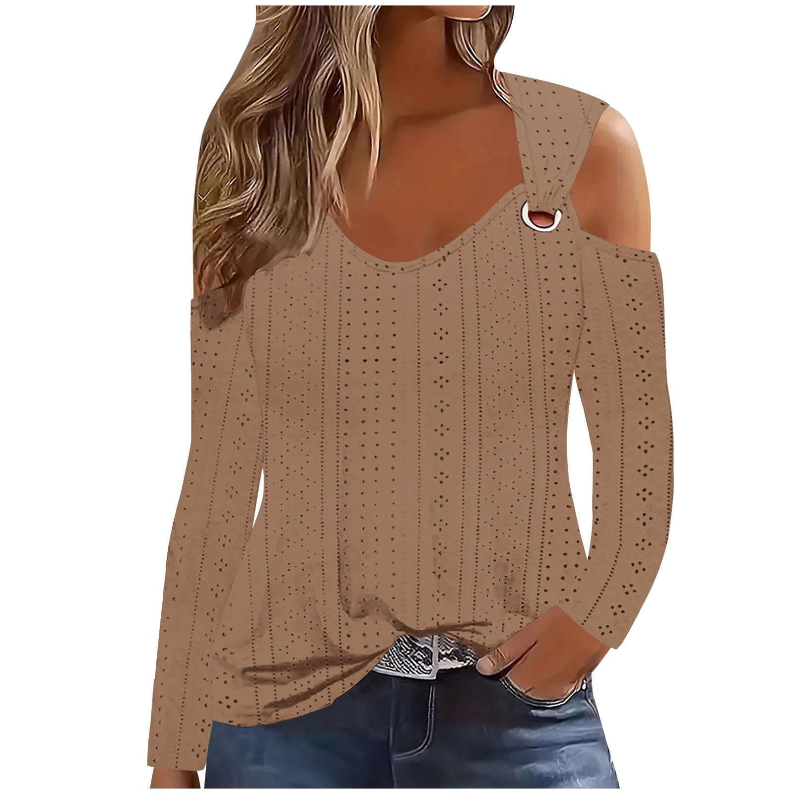 Elegant Blouses For Women Dressy Casual Womens Long Sleeve Tops Casual