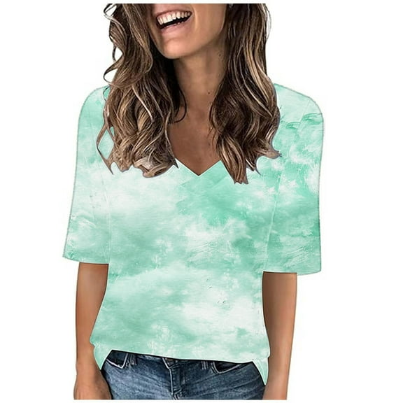 Elegant Blouses for Women Wedding Guest Summer Clothes for Young Women 2025 Vacation Women Short Sleeve Tops Plus Size Women Clothing Tops