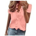 thumbnail image 1 of Elegant Blouses for Women Fashion Night Club Womens Sports Tops Xl Women Fashion Tops 2026 Hawaiian Shirts Blue, 1 of 6