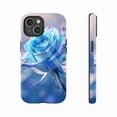 thumbnail image 1 of Elegant Blue Rose Floral iPhone Case for Style-Conscious Users, Compatible with iPhone 11/12/13/14/15/16 (Pro Max/Plus), 1 of 9