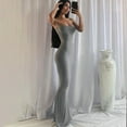 thumbnail image 1 of Elegant Bodycon Maxi Dress Women Summer 2024 Sleeveless Backless Sexy Outfits Party Club Sundress Black Birthday Dresses Clothes, 1 of 9