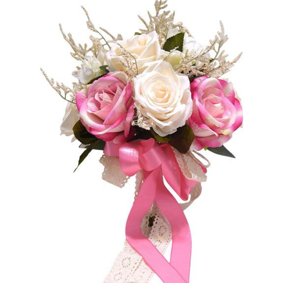 Elegant Bohemian Artificial Roses Floral Arrangement for Weddings and Events