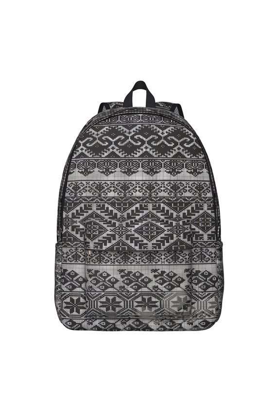 Elegant Bohemian Backpack for Women: Spacious & Lightweight Boho Bag with Front Zipper Pocket, Great Gift for School, University, Commute, Work, Travel, Vacation & Daily Use, Stylish & Practical.