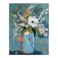 thumbnail image 1 of Elegant Botanical Bouquet Flowers in Blue Vase Living Room Large Wall Art Poster Print Thick Paper 18X24 Inch, 1 of 5