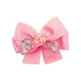 thumbnail image 1 of 4.5" Candy Shaker Hair Bows 3D Lollipop Liquid Glitter Clips, 1 of 4