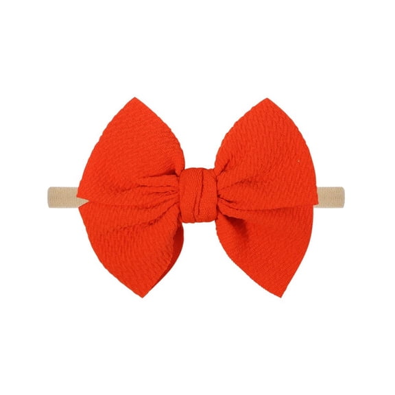 Elegant Bow Hair Headband for Women and Girls Soft Nylon Elastic Daily Wear Gentle Festival Decoration Accessory