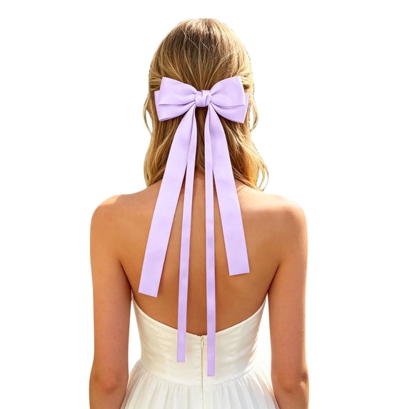 Elegant Bow Hairband with Flowing Ribbon Ties Stylish Headband for Girls Daily Wear