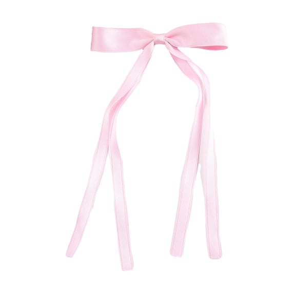 Elegant Bow Hairpins Solid Color Bowknot Hair Clips for Girls Double Ribbon Hair Barrettes Duckbill Clip Accessories
