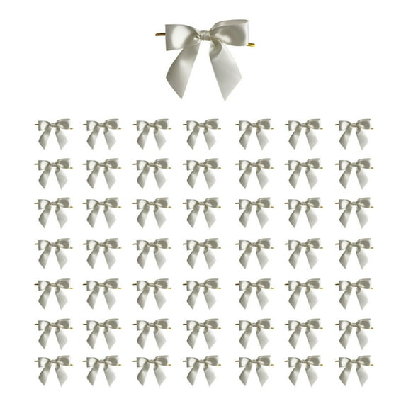 Elegant Bow Ribbon for Gift Wrapping and Packaging - Perfect for Holidays, Weddings, and Celebrations - Pack of 50 Decorative Ribbons for Any Occasion
