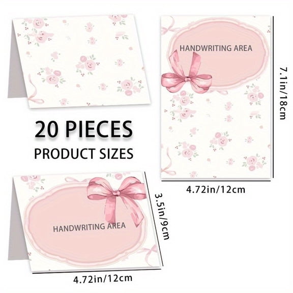 Elegant Bow Table Cards - Premium Seat Reservation Cards for Weddings, Birthdays, and Celebrations