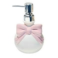 thumbnail image 1 of Elegant Bowknot Ceramic Dispenser for Liquid Soap and Lotion – Perfect for Kitchen and Bathroom Decor, Reusable and Easy to Clean, 1 of 5