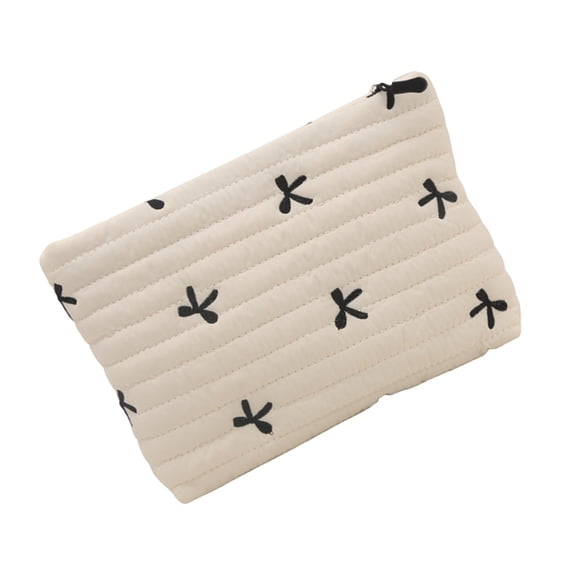 Elegant Bowknot Makeup Pouches Fashionable Bowknot Makeup Case Storage Organizers For Home And Travel Needs