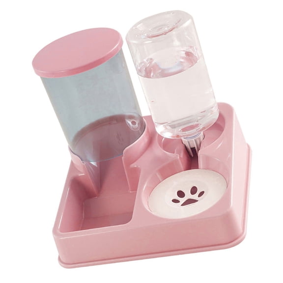 Elegant Bowl Set Treat Water Dispenser Container 2 in 1 Water Bowls Pet Utensils