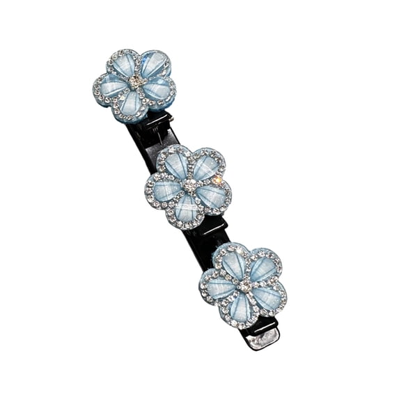 Elegant Braided Hair Clip For Women With Sparkling And Rhinestones For A Dazzling Hair Accessory