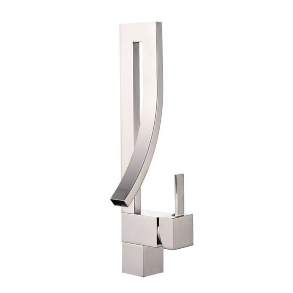 Elegant Brass Bathroom Square Basin Faucet Luxury Sink Mixer Tap Deck Mounted Hot And Cold Sink Mixer Tap Faucet ,Easy to Use