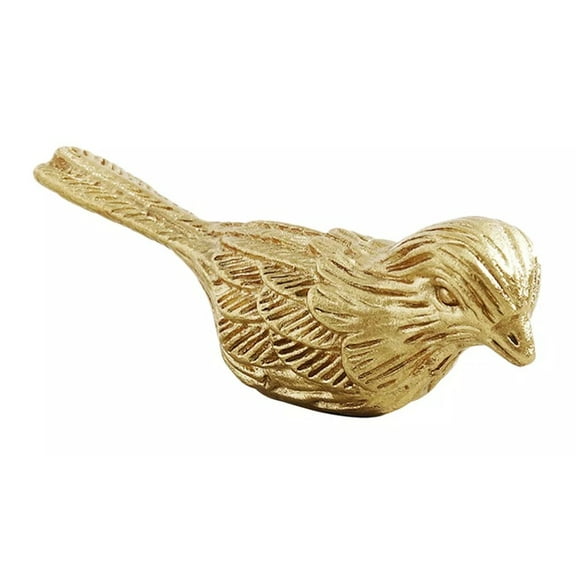 Elegant Brass Bird Drawer Knob For Furniture Cabinets Gold Pull Handle