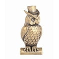 thumbnail image 1 of Elegant Brass Owl Figurine for Desktop Decoration - Unique Home and Coffee Table Ornament for Living Spaces, 1 of 6