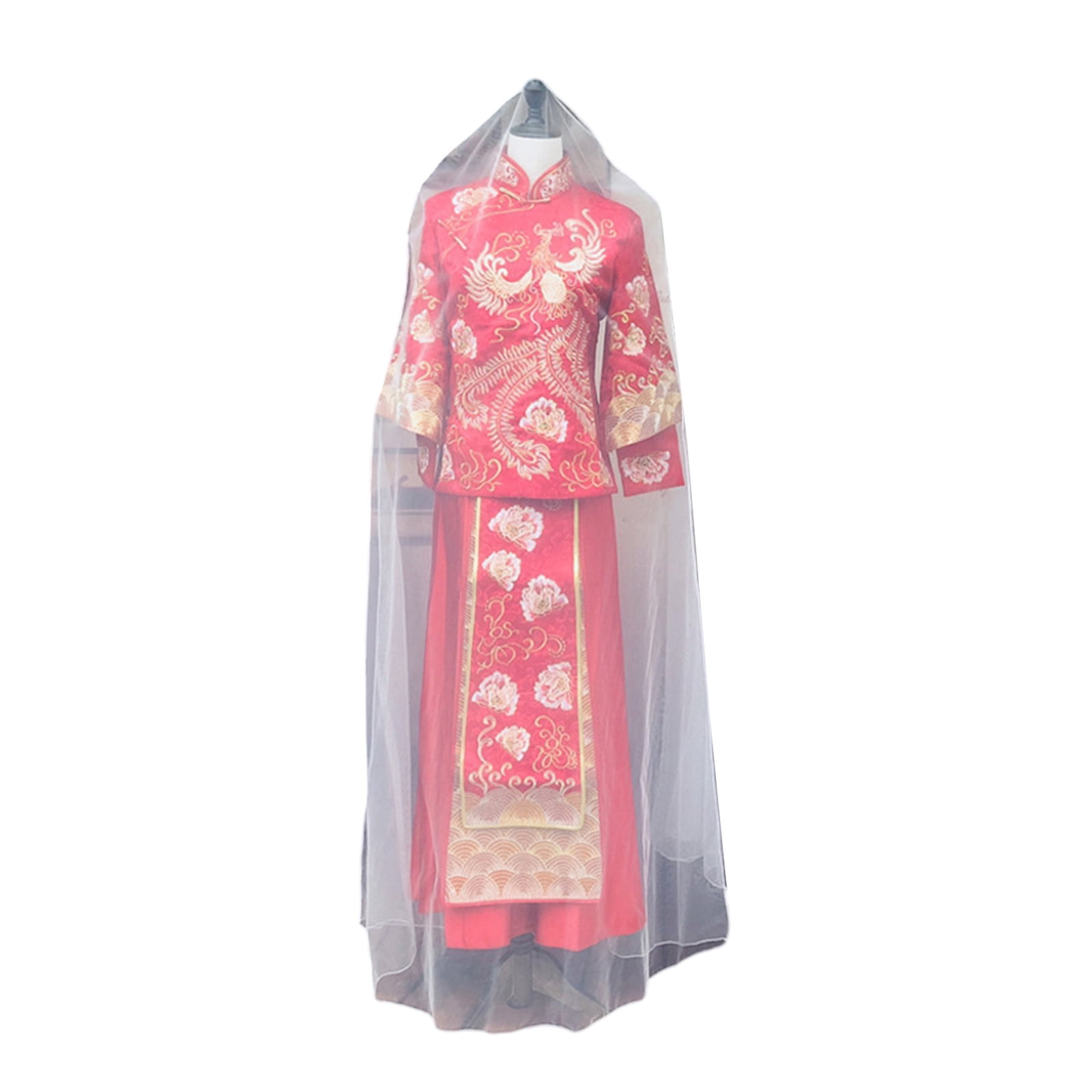 Elegant Bridal Gown Bag With Double Side Transparency And Protective ...