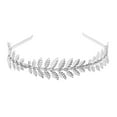 thumbnail image 1 of Elegant Bridal Leaf Headband Wedding Hair Vine Floral Headpiece for Women European Style, 1 of 5