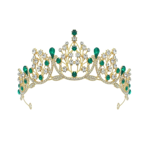 Elegant Bridal Rhinestone Head Chain Wedding Pageant Hair Accessories for 18th Birthday Celebrations