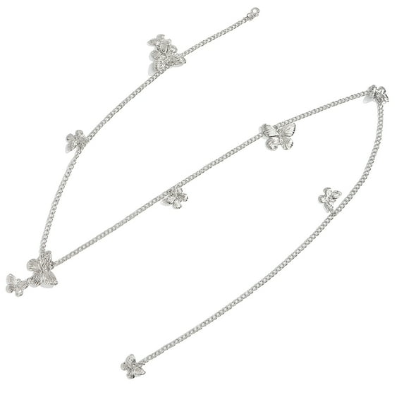 Elegant Butterfly Fringe Pendant Belt Adjustable Waist Accessory For Women