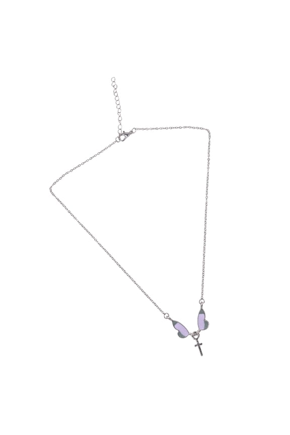 Elegant Butterfly Necklace Alloy Neckchain Fashion Accessory For Daily Wear Special Occasions