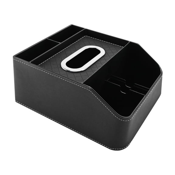 Elegant Car Seating Console Organizers with Cup Holder Leather Storage Compartment for Passenger Access to Drinks&Snacks