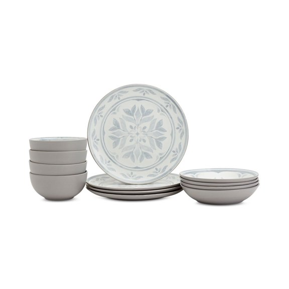 Elegant Carrara 12-Piece Dinnerware Set, Service for 4