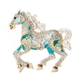 thumbnail image 1 of Elegant Cartoon Horse Brooch With Enameled Finish And Sparkling Rhinestones Lapel Pin For Casual Or Formal Outfits, 1 of 9
