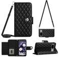thumbnail image 1 of Elegant Case for Google Pixel 8A Wallet Case RFID Blocking Card Slots Holder with Shoulder&Crossbody Strap, Magnetic Folio Kickstand Handbag Flip Phone Cover for Google Pixel 8A, Black, 1 of 8