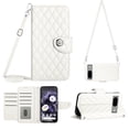 thumbnail image 1 of Elegant Case for Google Pixel 8A Wallet Case RFID Blocking Card Slots Holder with Shoulder&Crossbody Strap, Magnetic Folio Kickstand Handbag Flip Phone Cover for Google Pixel 8A, White, 1 of 8