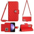 thumbnail image 1 of Elegant Case for Samsung A14 5G Wallet Case RFID Blocking Card Slots Holder with Shoulder&Crossbody Strap, Magnetic Folio Kickstand Handbag Flip Phone Cover for Samsung Galaxy A14 5G, Red, 1 of 8