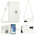 thumbnail image 1 of Elegant Case for Samsung S23 Plus Wallet Case RFID Blocking Card Slots Holder with Shoulder&Crossbody Strap, Magnetic Folio Kickstand Handbag Flip Phone Cover for Samsung Galaxy S23 Plus,white, 1 of 8