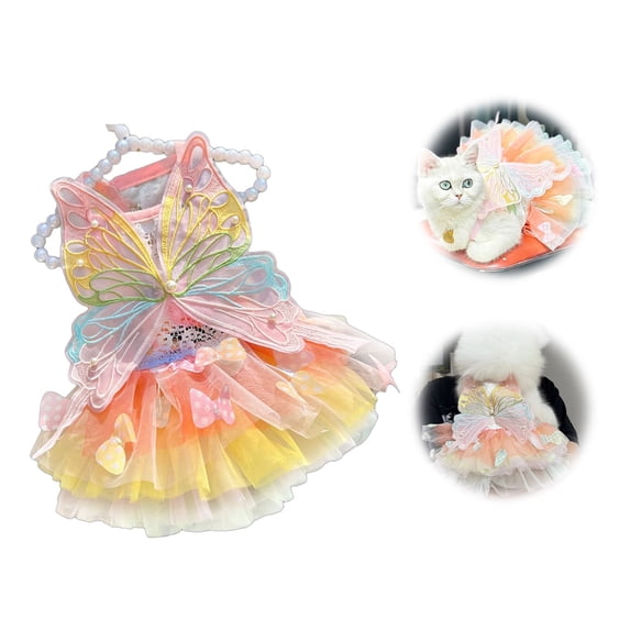 Elegant Cat Fairy Magical Dress For Halloween Christmas Party Celebration Outfit